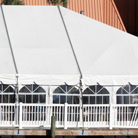 30' Wide One Piece HIP Style Tents
