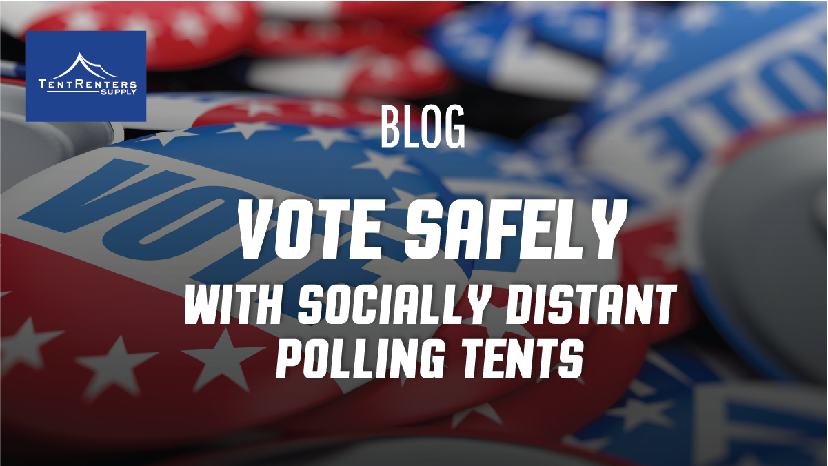 Vote with Socially Distant Polling Tents